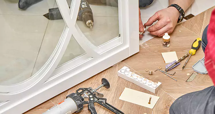 Interior Patio Door Casing Repair in Hollywood, FL
