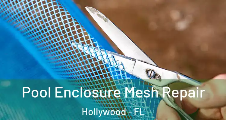  Pool Enclosure Mesh Repair Hollywood - FL